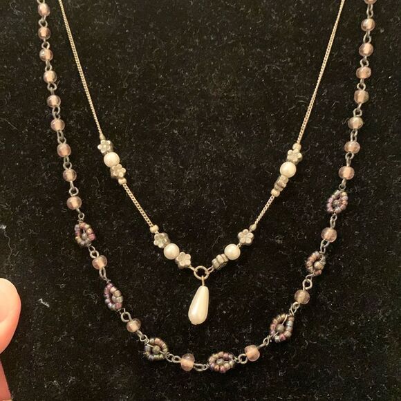 2 vintage Victorian necklaces - Picture 1 of 5